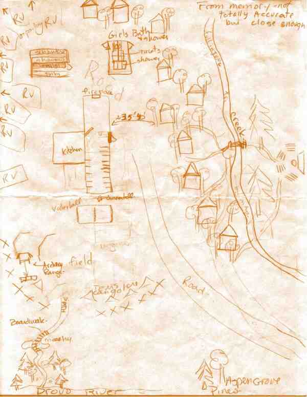 Camp Roger Site Map